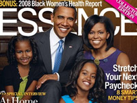 Essence magazine cover - The Obama family