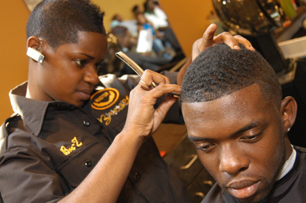 The Bigen Barber Contest - pic by hudgons