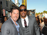 Marlon Wayan and Ray Park at G.I. Joe premiere in Los Angeles