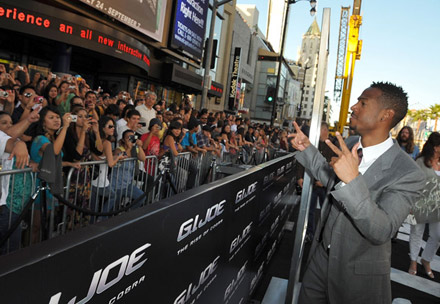 Marlon Wayans at G.I. Joe premiere in Los Angeles