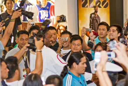 Gilbert Arenas in Manila, Philippines - taken by Mike Lao