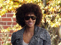 Halle Berry's new curly hairdo