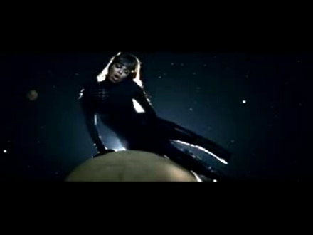 Janet Jackson sitting on.. the moon?