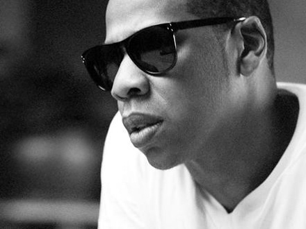 Jay-Z, happy as can be