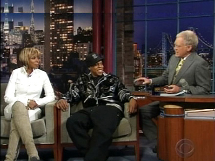 Jay-Z, Mary J, Blige on the David Letterman show
