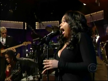 jennifer hudson - david letterman