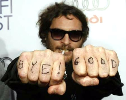 Joaquin Phoenix - F- Hollywood fists