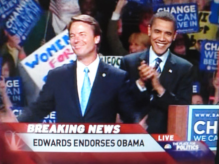John Edwards Endorses Barack Obama