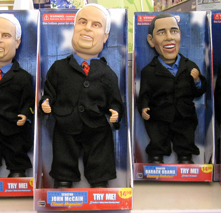 John McCain and Barack Obama 'Chucky' dolls