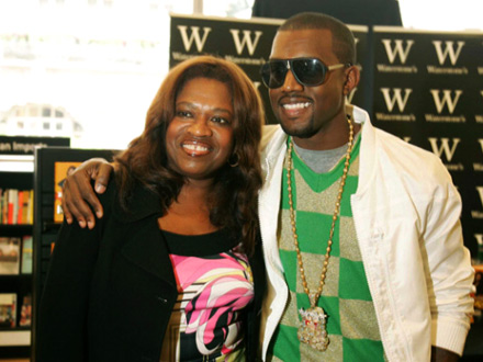 Kanye West and his mother Donda West