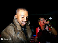 Kanye West and Kid Sister at the Planetarium at Central Park NYC