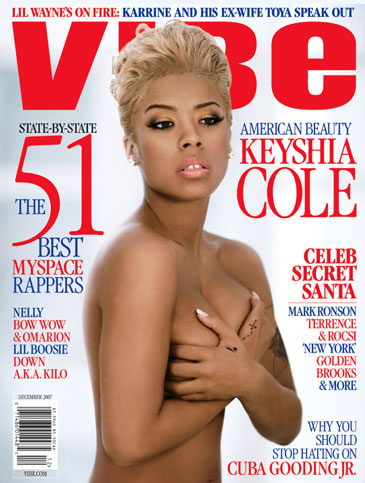 Keyshia Cole Vibe cover - Dec 07