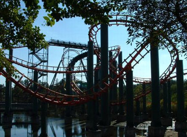 Kings Dominion Anaconda rollercoaster