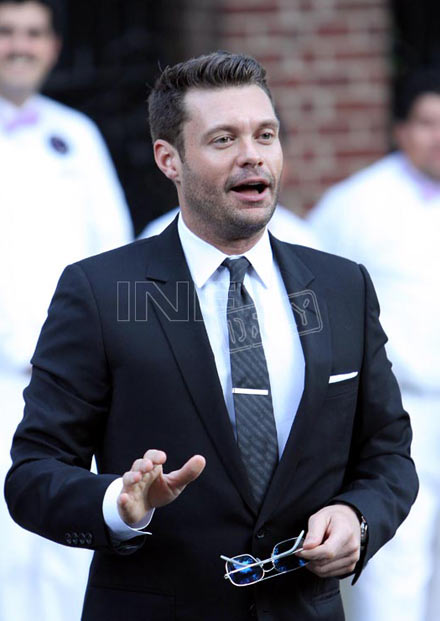 Ryan Seacrest at Lamar Odom/Khloe Kardashian wedding