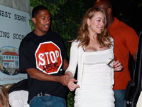 Mariah Carey and Nick Cannon leave Nobu