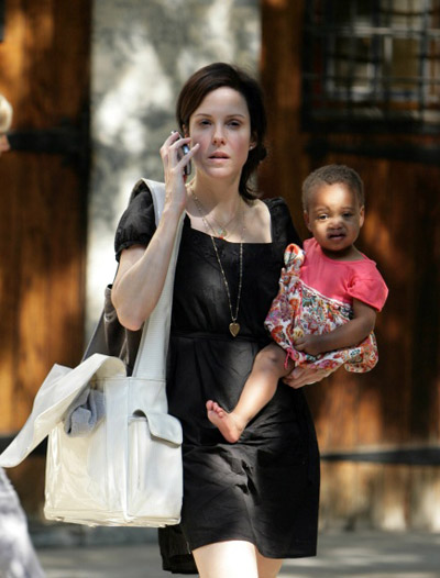 Mary Louise-Parker and adopted African daughter