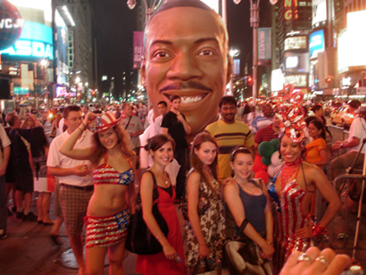 Meet Dave promotion in Times Square