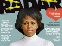 Michelle Obama on the cover of Radar magazine - September 2008