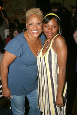 Naturi Naughton and Darlene Love - Hairspray casting party
