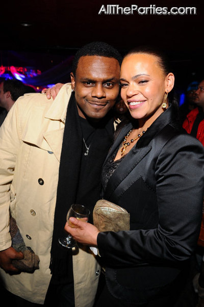 Carl Thomas and Faith Evans at Notorious party at Roseland Ballroom