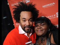 Lee Daniels and Gabourey Sidibe at Sundance 2009