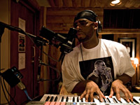R. Kelly in the studio