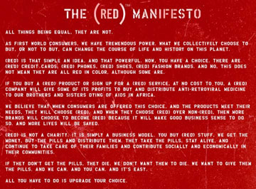 The (RED) Manifesto