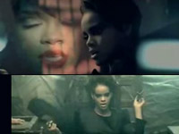 snapshots from Rihanna's Disturbia video