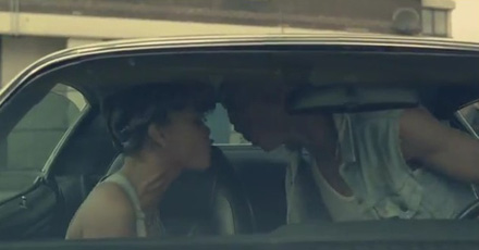 Rihanna and Dudley O'Shaughnessy in We Found Love video