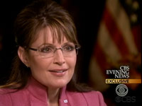 Sarah Palin interviewed by Katie Couric