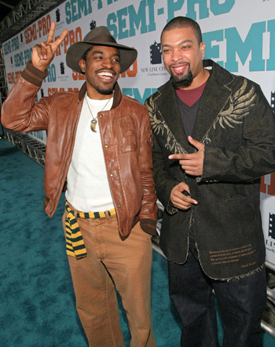 Semi-Pro premiere - Andre Benjamin - Deray Davis