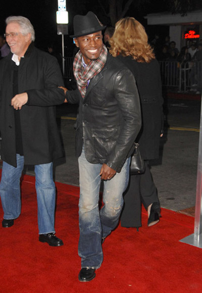 Taye Diggs at Seven Pounds premiere