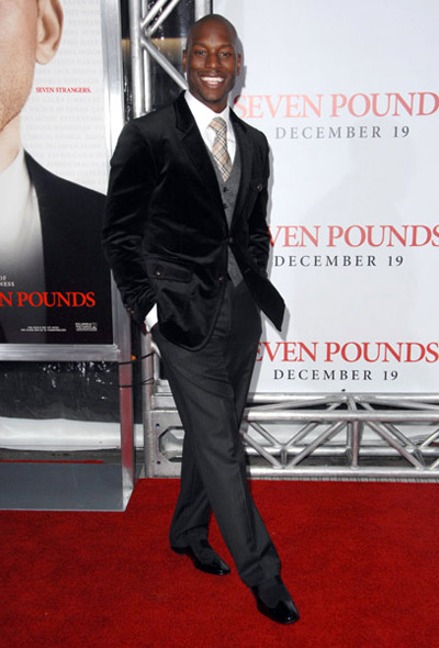 Tyrese at Seven Pounds premiere