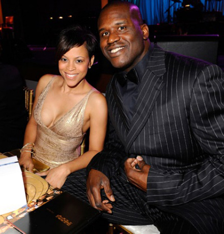 Shaq and Shaunie during happier times