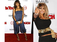 Amerie and Traci Bingham at In Touch Weekly's Summer Stars