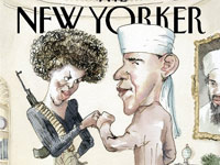 The New Yorker - Barack and Michelle Obama 'muslim' cover