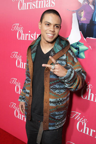 This Christmas movie premiere - Evan Ross