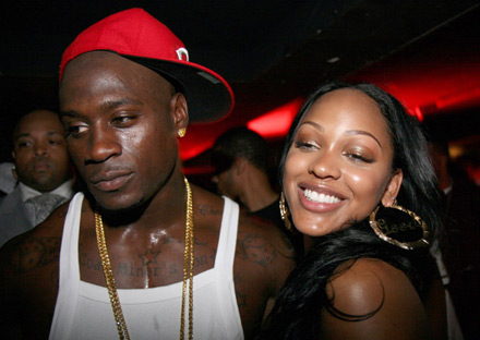 Thomas Jones and Megan Good - satisfied smile