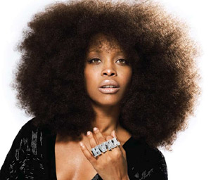 Trace magazine - Erykah Badu ~ four finger ring