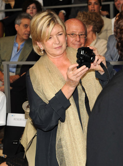 Martha Stewart at I Look to You listening event