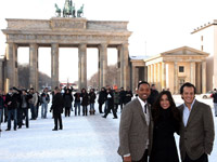 Will Smith and Rosario Dawson at Seven Pounds event in Berlin, Germany