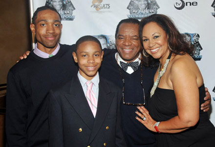 John Witherspoon and family at TV One's John Witherspoon Roast and Toast