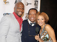 Terry Crews and John Witherspoon at TV One's John Witherspoon Roast and Toast