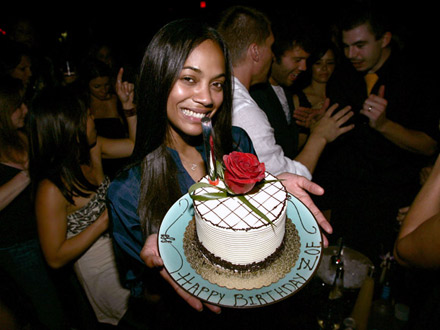 Zoe Saldana - 29th Birthday party - Tao Las Vegas