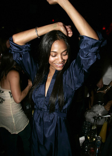 Zoe Saldana - 29th Birthday party - Tao Las Vegas