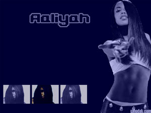 aaliyah - wallpaper
